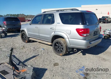 2007 Toyota Sequoia Sr5 V8 z USA, uszkodzony, nr VIN 5TDZT34A07S297250